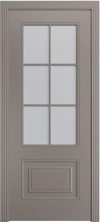 Межкомнатная дверь «Версаль-1Ф Loft (6) ДО» 2000 x 900 Темно-серый