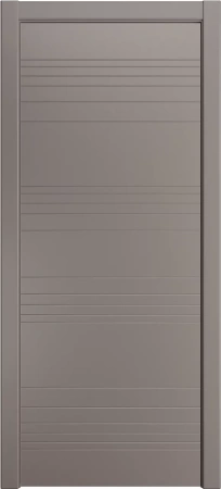 Межкомнатная дверь «ID-E, ДГ» 2000 x 600 Графит