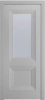 Межкомнатная дверь «Каролина-2 ДО» 2000 x 900 Светло серая