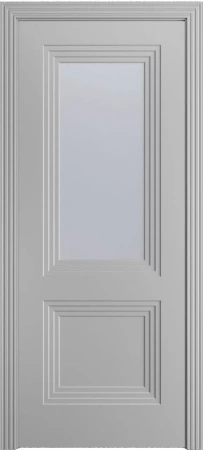 Межкомнатная дверь «Каролина-2 ДО» 2000 x 900 Светло серая