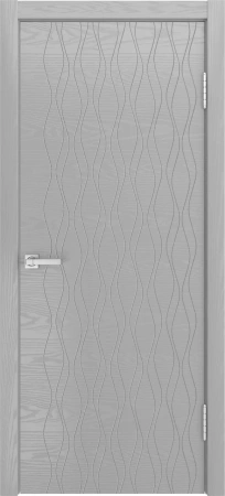 Межкомнатная дверь «ID-S ДГ» 2000 x 700 Темно-серый