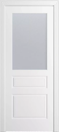 Межкомнатная дверь «Бруклин-3 ДО» 2000 x 700 Белоснежный