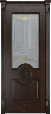 Межкомнатная дверь «Портофино, ДO» 2000 x 600 Дуб коньячный