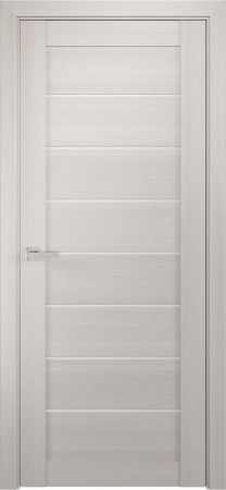 ЛУ-7 белёный дуб (стекло сатинат) Бежевые Со светлым стеклом 600х1900