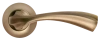 Ручка дверная СОН MH-15 MAB на круглой розетке цвет античная бронза, ЦАМ