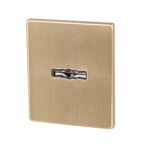 Накладка Armadillo (Армадилло) на сувальдный замок ESC.S-auto.USS/K (PS Protector/USS) FSG флорентийское золото