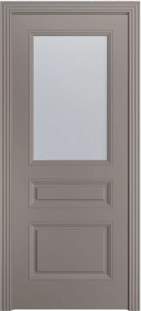 Межкомнатная дверь «Манхэттен-3 ДО» 2000 x 800 Темно-серый