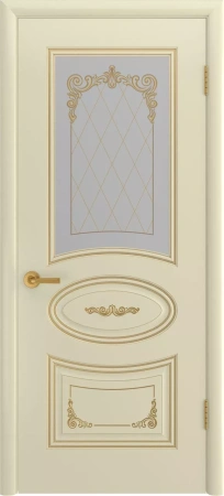 Межкомнатная дверь «Ария Грейс В3 ДО» 2000 x 600 slonovayakostspatinoyzoloto