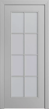 Межкомнатная дверь «Версаль-Ф Loft (8) ДО» 2000 x 800 Светло серая