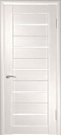 ЛУ-22 (Беленый дуб, стекло лакобель белое) Бежевые Со стеклом 600х1900