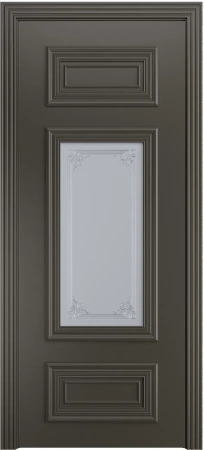 Межкомнатная дверь «Сицилия, ДО» 2000 x 600 Гриджио