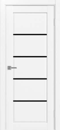 Сицилия_710.12 ЭКО-шпон 70*200 Белый снежный LACчерный