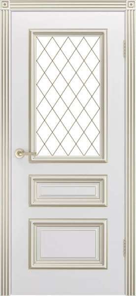 Межкомнатная дверь «Трио R-0 В1 ДО»