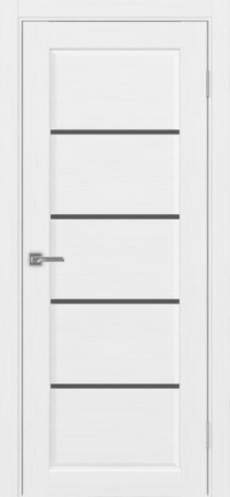 Сицилия_710.12 ЭКО-шпон 80*200 Белый лёд Графит матовое