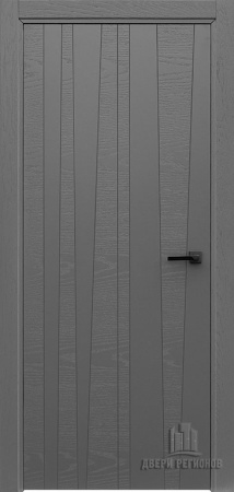 Дверь межкомнатная Trend натуральный шпон chiaro patina argento (ral 9003) глухая 900x2000 Grigio Ral