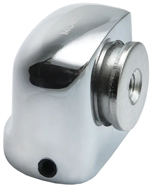 Ограничитель напольный MDS-2 PC магнитный, цвет хром