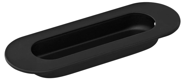 Ручка для раздвижных дверей MHS120 BL, цвет черный, ЦАМ