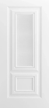 Межкомнатная дверь «Титул-2 В2 ДГ» 2000 x 600 belyy