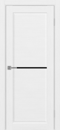 Сицилия_712.12 ЭКО-шпон 80*200 Белый лёд LACчерный