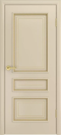Межкомнатная дверь «Голд-2 ДГ» 2000 x 600 Крем
