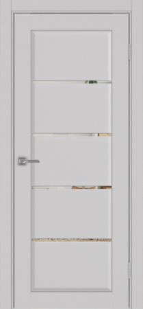 Сицилия_710.12 ЭКО-шпон 80*200 Пепельный Зеркало