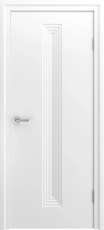 Межкомнатная дверь «Каролина-4 ДГ» 2000 x 900 Белоснежный