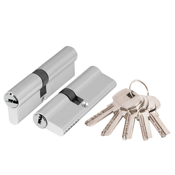 Цилиндровый Ajax (Аякс) механизм (AX200/90) AX2000Key90 (40+10+40) CP хром