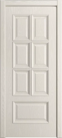 Межкомнатная дверь «Палермо-1, ДГ» 2000 x 600 Белоснежный