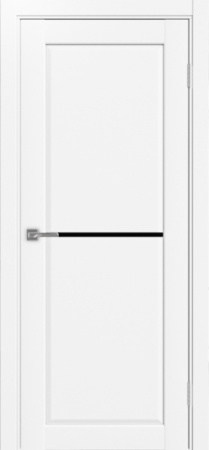 Сицилия_712.12 ЭКО-шпон 90*200 Белый снежный LACчерный