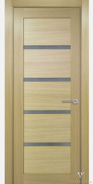 Дверь межкомнатная Корса 4 шпон Дуба натуральный шпон цвета на выбор глухая 600x2000 4 Tonirovka