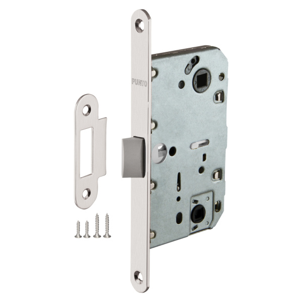 Защелка Punto (Пунто) врезная LM/PL96WC-50/BL SN (мат.никель)