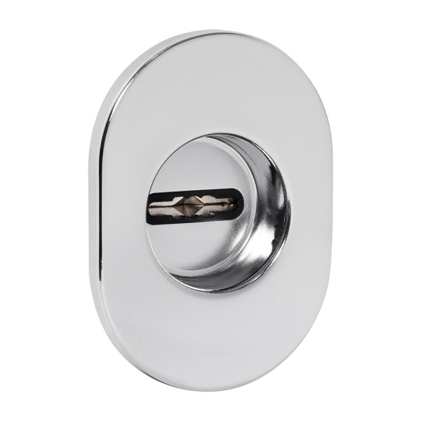 Накладка Fuaro (Фуаро) на сувальдный замок ESC.S-auto.RLR/U/R.477 CP-8 хром (1 шт)