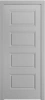Межкомнатная дверь «Манхэттен-4 ДГ» 2000 x 900 Светло серая