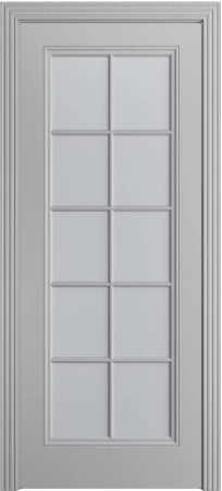 Межкомнатная дверь «Бьянка-1 Loft ДО» 2000 x 600 Светло серая