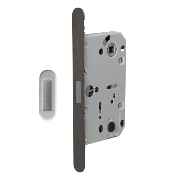 Магнитная Armadillo (Армадилло) защелка WC с ответной планкой GRAVITY.PRO G01.196.50.96 BPVD вороненый никель