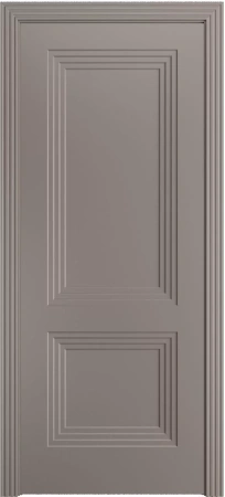 Межкомнатная дверь «Каролина-2 ДГ» 2000 x 800 Темно-серый