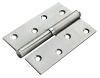 Петля разъемная стальная MSD 100X70X2.5 SC L левая, врезная, цвет матовый хром, сталь