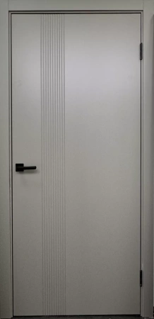 Межкомнатная дверь «Ультра Лайн ДГ» 1900 x 600 RAL 7047