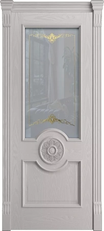 Межкомнатная дверь «Портофино, ДO» 2000 x 800 Белоснежный