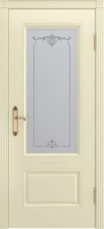 Межкомнатная дверь «Аккорд В1 ДО» 2000 x 600 Слоновая кость