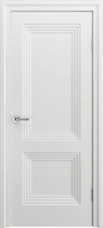 Межкомнатная дверь «Каролина-2 ДГ» 2000 x 600 Белоснежный