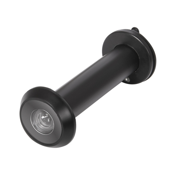 Глазок Fuaro (Фуаро) дверной, оптика пластик DV 4/130-70/Z/HD (VIEWER 4 DVZ) BL черный (подвес)