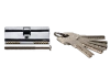 HS 60C PC, ключевой цилиндр высокой секретности (60мм), цвет - хром