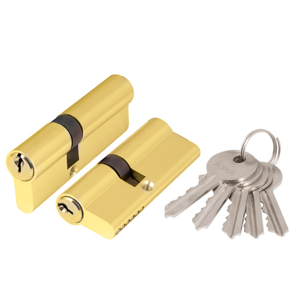 Цилиндровый Ajax (Аякс) механизм (AX100/60) AX1000Key60 (25+10+25) PB латунь