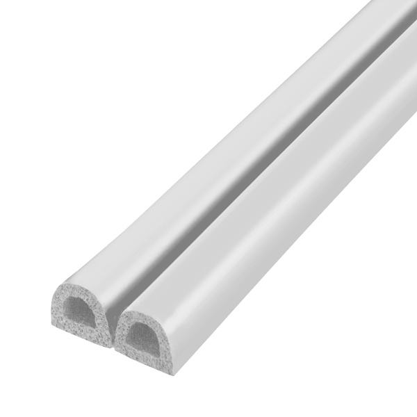 Уплотнитель Fuaro (Фуаро) самоклеящийся ADH/D-9x7,5mm, WHITE белый 100m