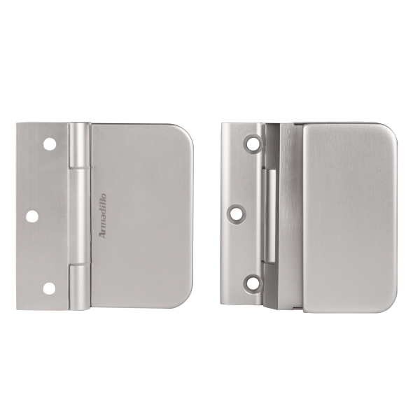 Петля Armadillo (Армадилло) для стеклянной двери Space.GL.H01 (2 шт) AL алюминий