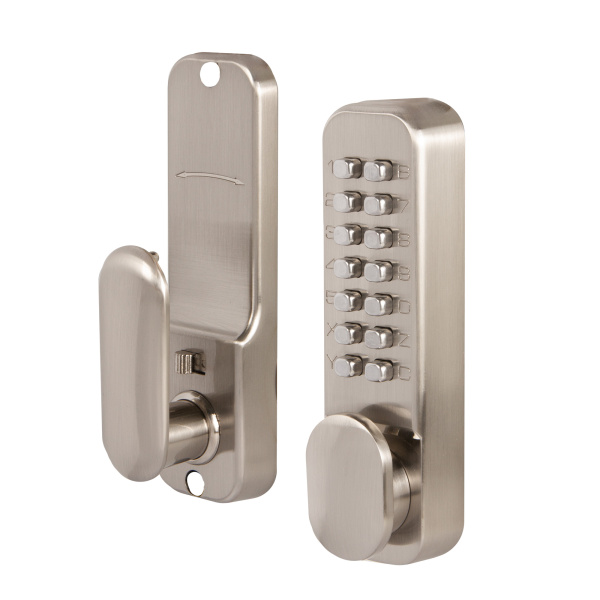 Замок Ajax (Аякс) накладной кодовый RIM-200 code SN мат.никель