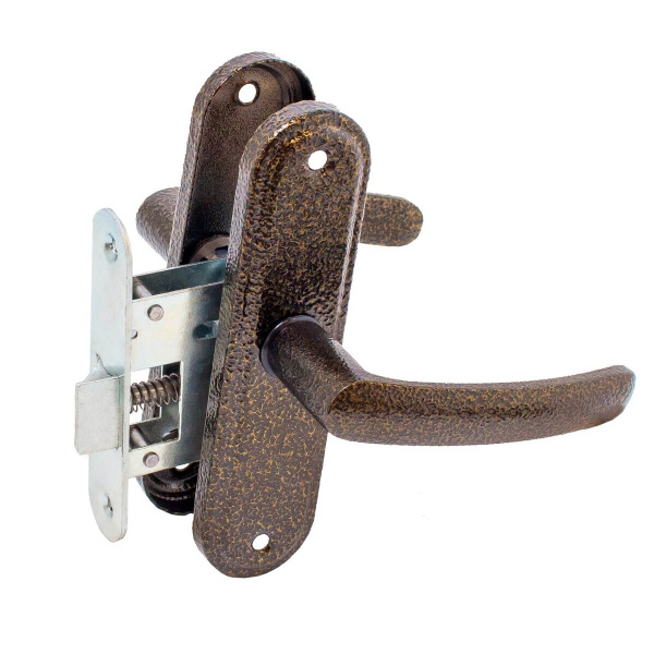 Защелка Absolyute (Абсолют) врезная ЗЩ1-45А (медь антик)