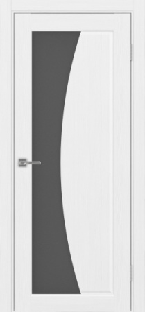 Сицилия_721.21 ЭКО-шпон 80*200 Белый лёд Графит матовое