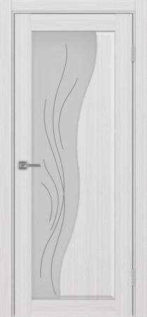 Сицилия_720.21 ЭКО-шпон 70*200 Ясень серебристый Стекло Линии